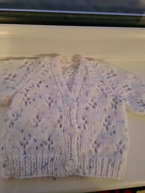 hand knitted baby cardigans