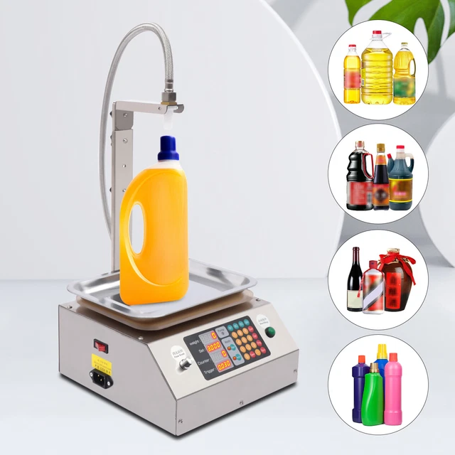 Automatic Liquid Filling Machine Bottle Filler Weighing Filler Microcomputer Con