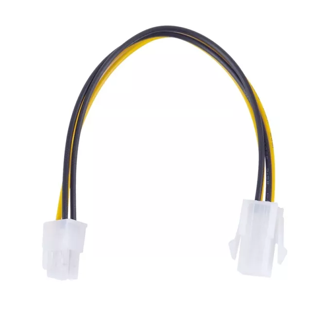 20CM/8Inch 12V 4 Pin Male to 4 Pin P4 Female CPU  Supply Extension Cable C4X4