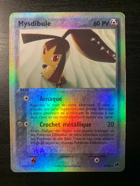 Carte Pokémon REVERSE Mysdibule 9/100 EX Tempête de Sable Bloc EX FR