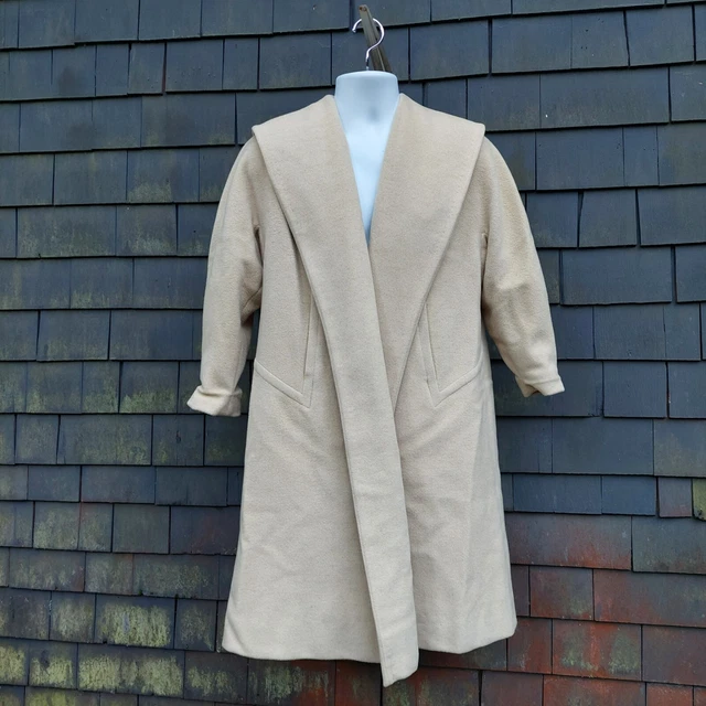 Vintage Einiger Vicuna Wool Blend Women's Cream Midcentury Coat 50s. Fits XXS XS Vintage Einiger Vicuna Wool Blend Women's Cream Midcentury Coat 50s. Fits XXS XS