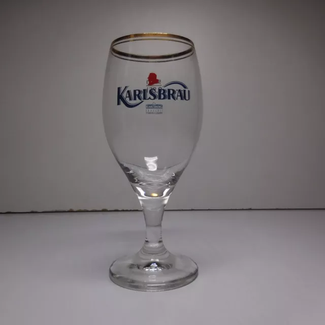 Verre à bière cristal vintage 25 CL KARLSBRAU BRAUEREI HOMBURG GERMANY N8402