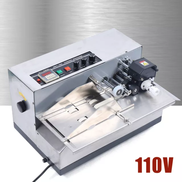 170W Stainless Steel Print Date Label Machine Automatic Ink Wheel Printer