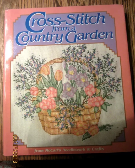 cross stitch from a country garden book