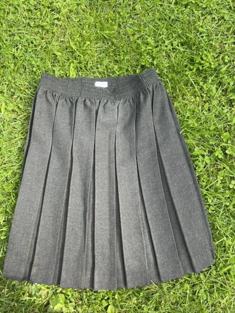 John Lewis School Skirt Grey Girls Uniform Age 7 New