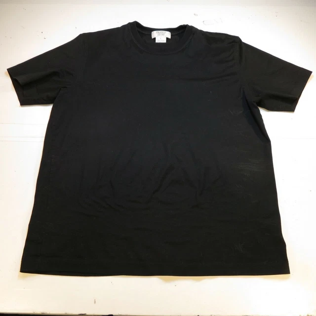 FRANCO ZICHE Made in ITALY ITALIAN DESIGNER TEE T SHIRT Mens L Black