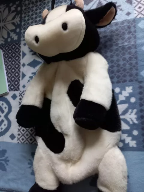 peluche porte pyjama vache - 70 cm