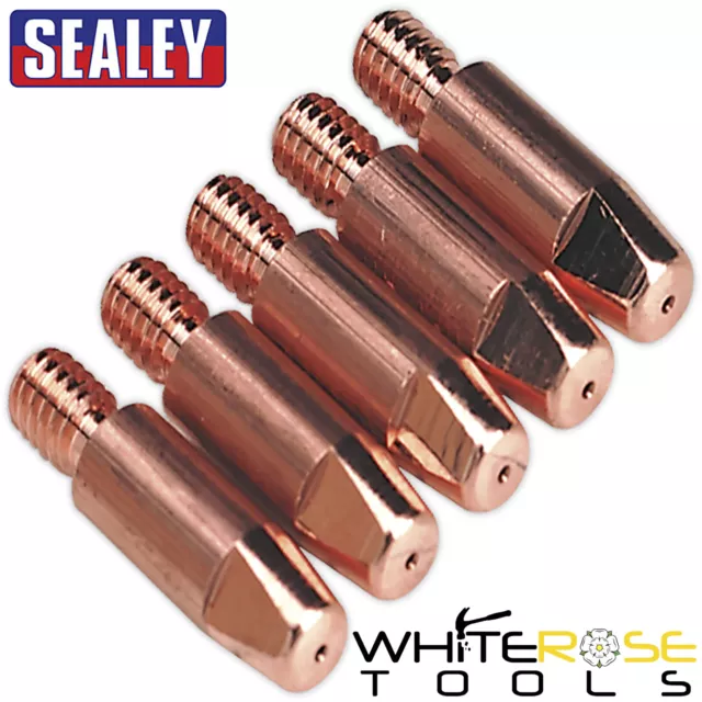 Sealey Contact Tip 0.8mm MB25/36 Pack of 5 MIG Welding