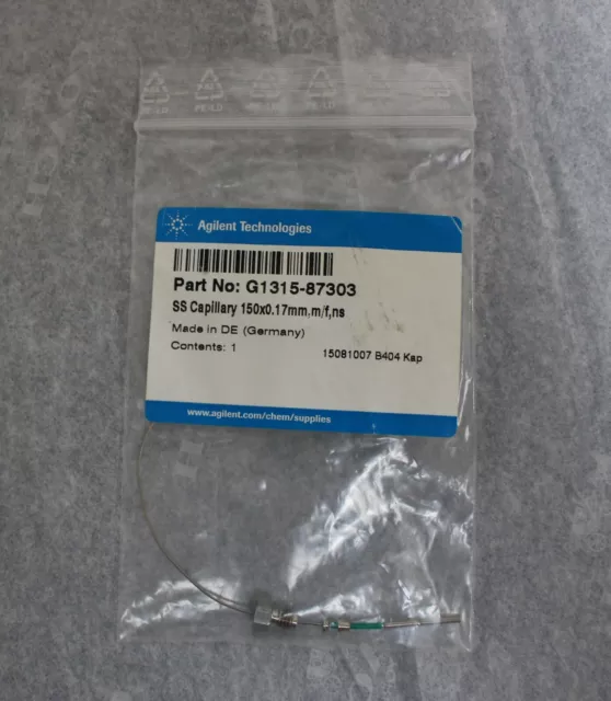 Agilent G1315-87303 Capillary, stainless steel 0.17 x 150 mm S/U ns/ps