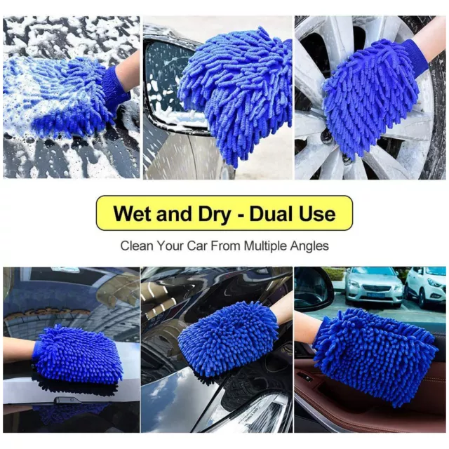 12 Pièce Voiture Kit de Nettoyage/Detailpinsel/Gants de Nettoyage / Brosse 3