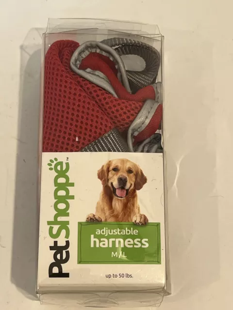 Pet Shoppe Red M/L Dog Harness In Package