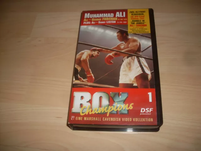 VHS Film - Box Champions - DSF 1 - Muhammad Ali - George Foreman - Videokassette