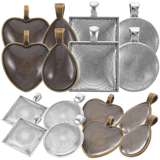 Charm Stoppers Bracelets Jewelry Making Pendant Trays Base Necklace