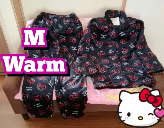 M Hello kitty   Pyjamas Kawaii  Pajamas Set Homewear Long-Sleeve Sleepwear NEW