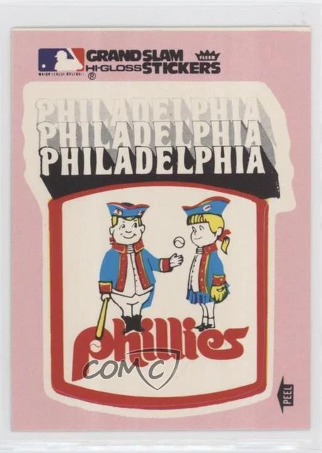 1978 Fleer Grand Slam Hi-Gloss Team Stickers Philadelphia Phillies (Team Logo)