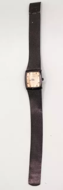 Skagen Denmark Vintage Women's Black & Rose Gold Steel Watch