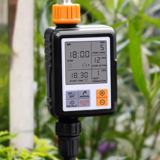 Timer per irrigazione a goccia con sistema di irrigazione automatico da giardino