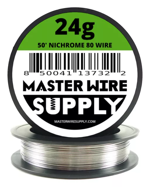 MWS - Nichrome 80 - 50 ft - 24 Gauge - Round Wire