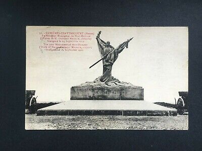 Carte Postale Ancienne de 1936 - CUMIERES-CHATTANCOURT - Nouveau Monument Morts