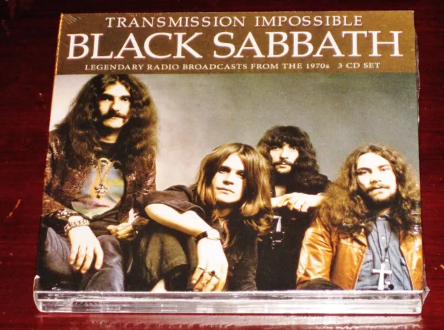 Black Sabbath: Transmission Impossible 1970's Radio Broadcasts 3 CD Set 2021 NEW