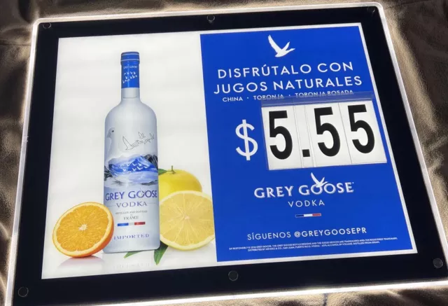 Grey Goose Vodka 17x14 LED Sign