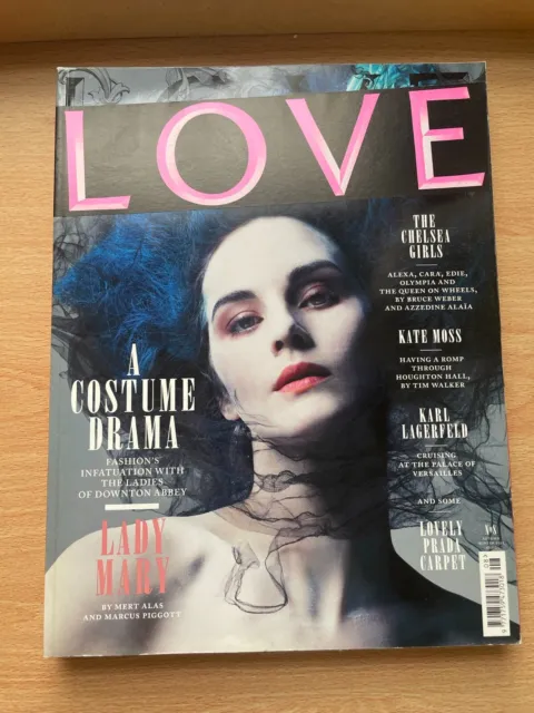 LOVE 8 F/W 2012 Michelle Dockery Kate Moss Cara Delevingne Jessica Brown Findlay