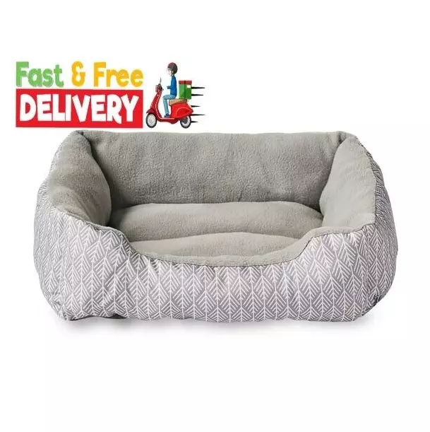 Bed Pet Cuddler Dog Plush Cat Calming Donut Round Fluffy Cushion Puppy Nest Warm