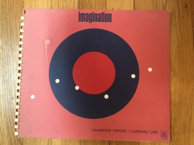Champion Papers Imagination 70s ヴィンテージ Vintage 1974 Champion Papers, 3 Color Posters, Imagination
