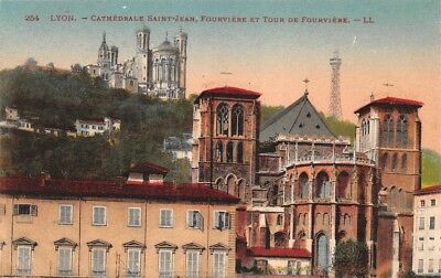 LYON - Cathédrale Saint-Jean - Fourvière et Tour de Fourvière