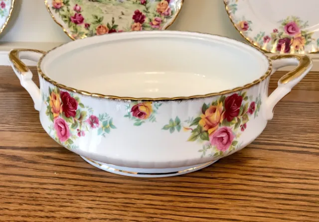 Royal Stafford - Bouquet  Design  Bone China Serving Bowl.  Excellent Condition