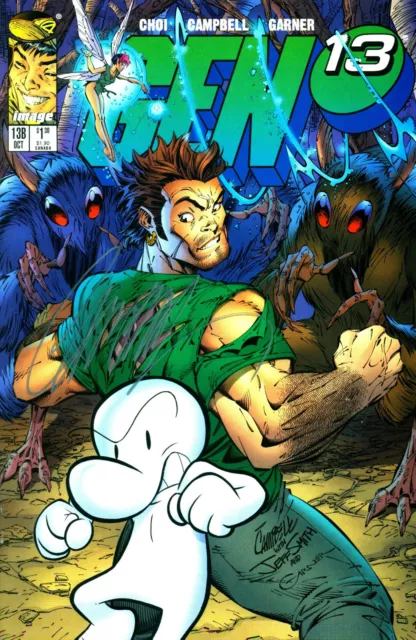 Gen 13 #13B Spawn, Tmnt, Bone, Signed By Artist J. Scott Campbell