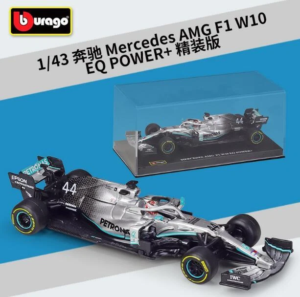 OPO 10 - Auto di Formula 1 1/24 Compatibile con Mercedes-AMG F1 W10 EQ Power Lewis Hamilton - 2019 - OR003
