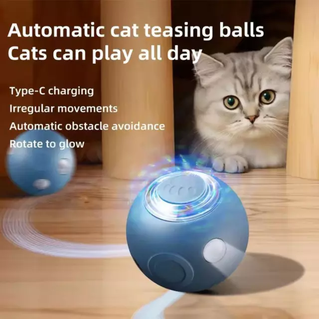 Smart Cat Ball Toy Automatic Rolling Ball Electric Dogs Toys Interactive P5L5