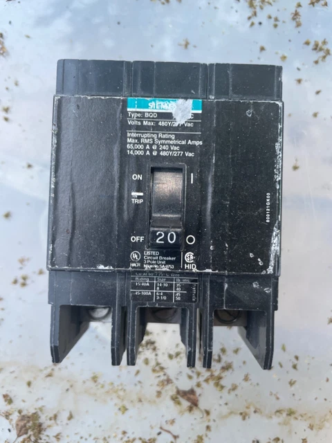 Eaton Cutler Hammer Ld3600F 600A 600V 3 Pole Circuit Breaker  With Lt3600 Trip