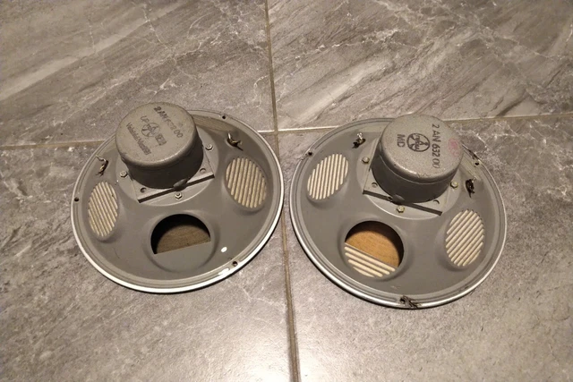TESLA 2AN 63200, vintage AlNiCo speakers, perfect matched pair TESLA 2AN 63200, vintage AlNiCo speakers, perfect matched pair