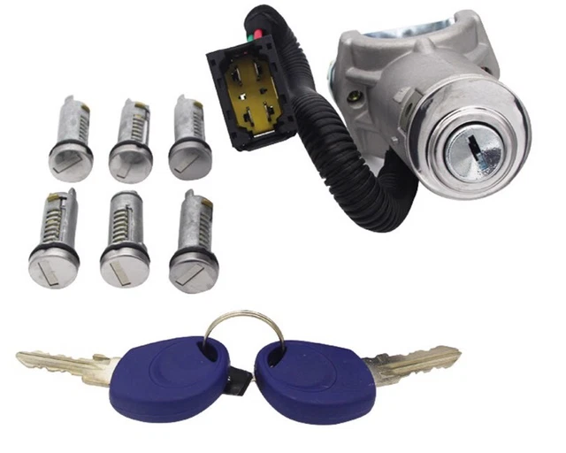 Kit De Serrure Neiman Pour Coffre Opel Astra G - Occasion, Barillet Et Mécanisme, En état De Fonctionnement