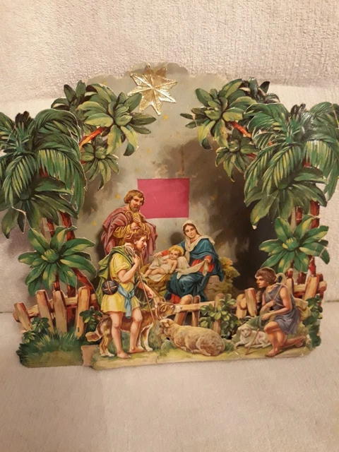 Papier-Krippenset, Faltset, Tischdekoration, Interaktive