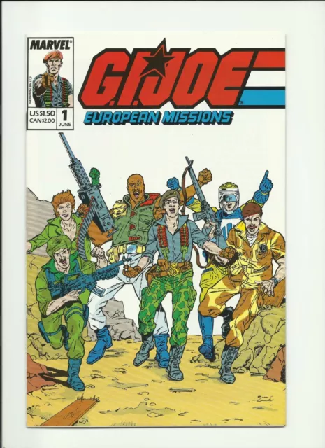 Marvel Comics - G.I. Joe European Missions 1 & 2 VFNM Action Force Monthly 1988