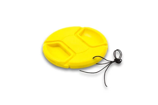 Capuchon Bouchon d'objectif -jaune- 58mm pour Minolta