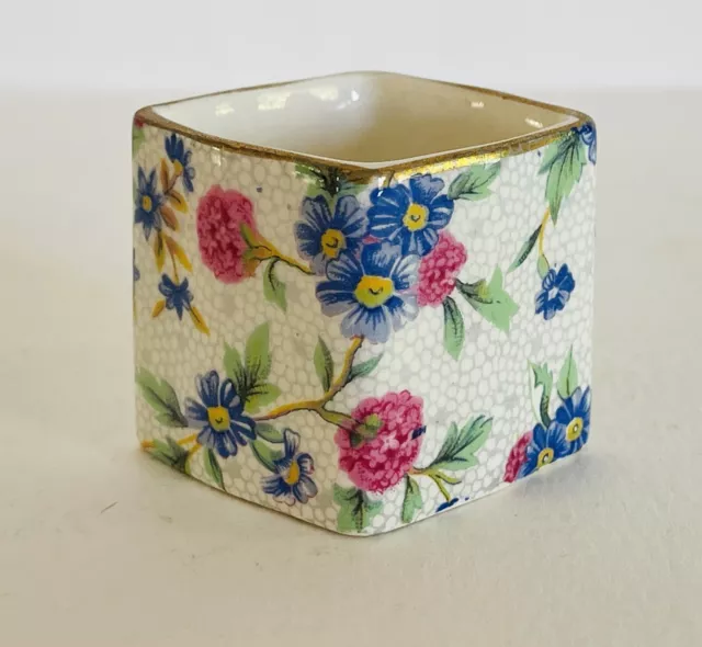 Royal Winton Grimwades England Mustard Bottom Old Cottage Chintz