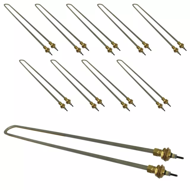 10 x HEIZELEMENT UNIVERSAL U-FORM FÜR BAIN MARIE ODER HEISSSCHRANK 3KW 230V