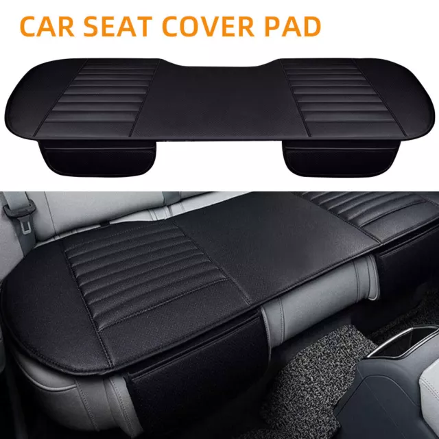 Universal PU Leather Rear Car Back Seat Cover Protector Mat Pad Chair Cushion