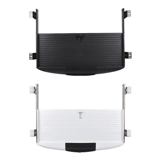 Tiroir Clavier Bureau Ergonomique XDAPILMER - Plateau Coulissant Blanc 54x27 Cm