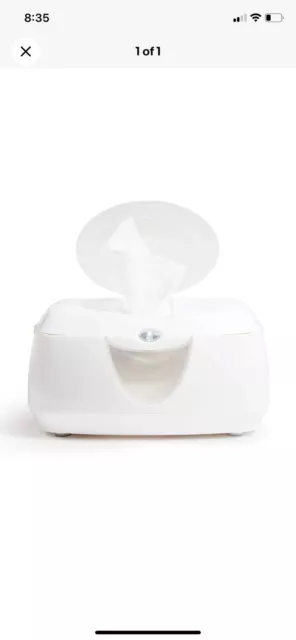 Munchkin Warm Glow Wipe Warmer, White Open box 