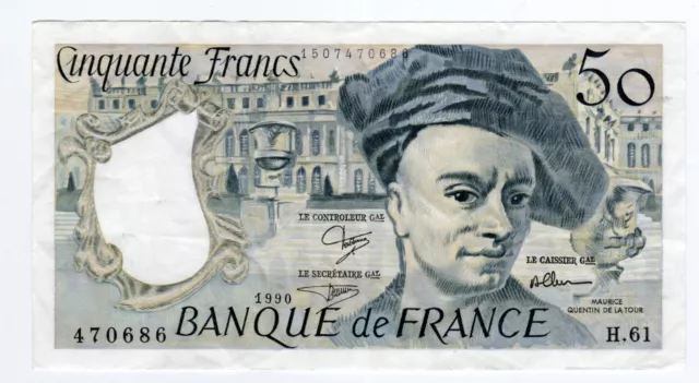Banknote France 50 Francs 1990 P152e.1