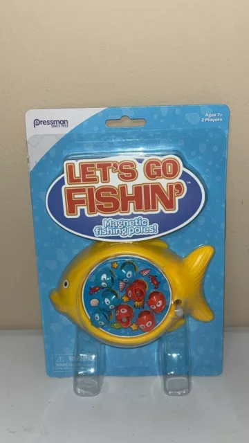 Let's Go Fishin' Toy Fishing Rods Fish Magnetic Game Board Preschool Kid's Toy