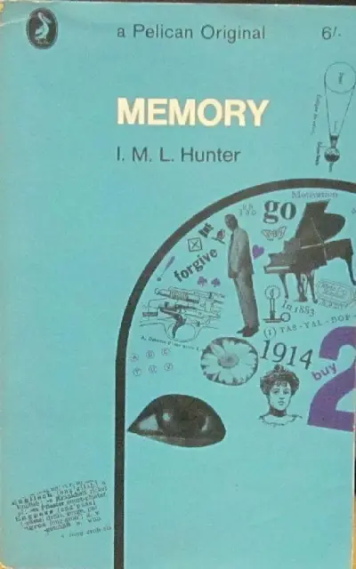 Memory(Paperback Book)I.M.L Hunter-Pelican-1964-VG