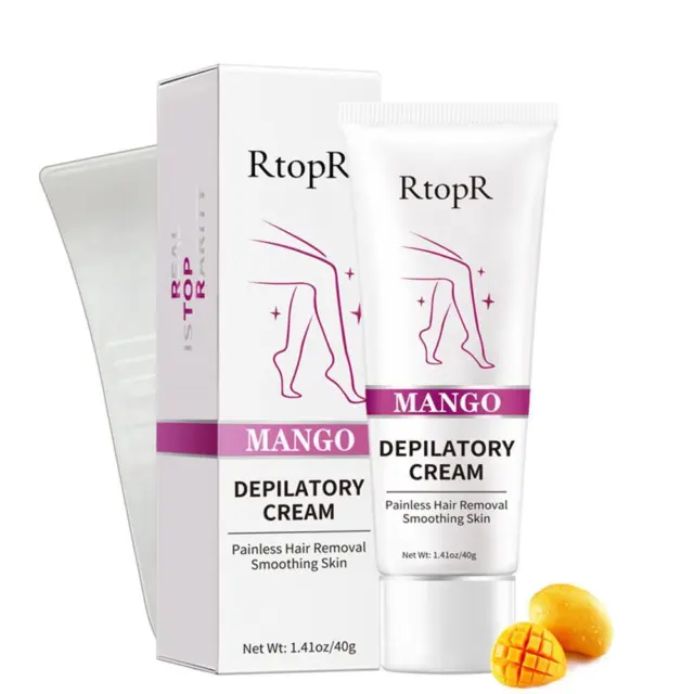 EY# Mango Depilatory Cream Whitening Hand Leg Armpit Body Painless Hair Removal