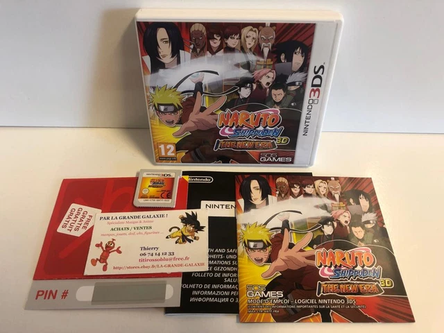 Jeu Naruto Powerful Shippuden Sur Nintendo 3DS/2DS - Version Française - Très Bon état Avec Poster