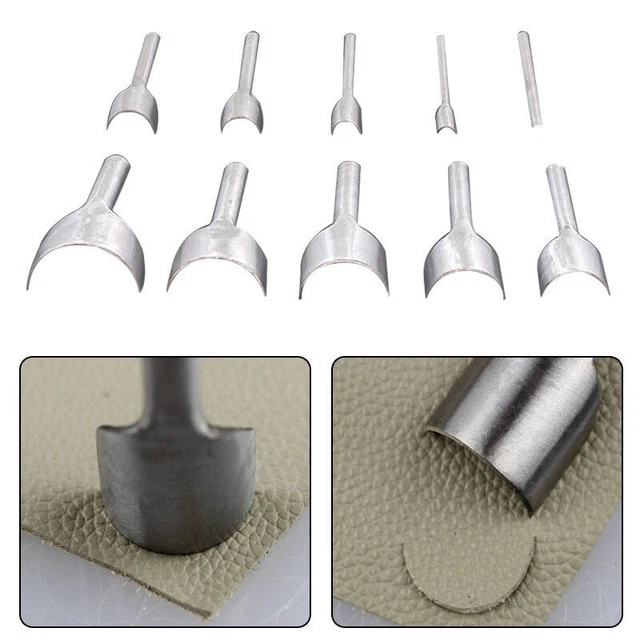 LMDZ Outils De Poinçonnage Pour Trous En Cuir, Rond En Acier De Haute Qualité, 0.5mm 4mm 1 Pièce